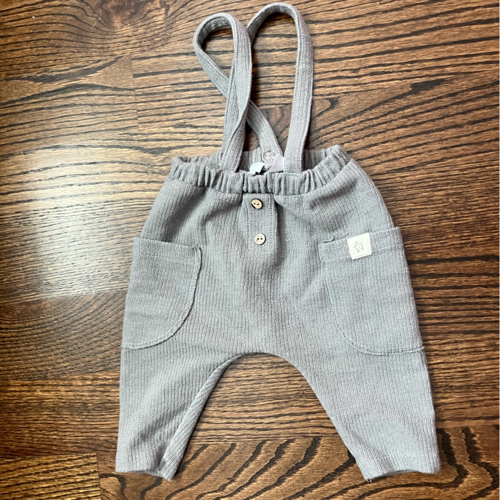 Zara Infant Ribbed Overalls Size 1-3 Months